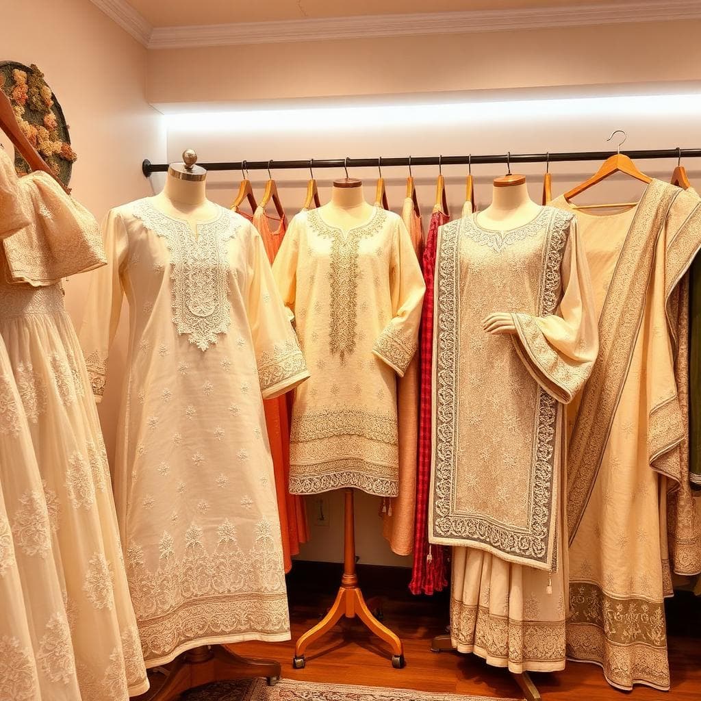 Chikankari Styling & Shopping Service in Lucknow — India's expert Chikankari styling service authentic hand-embroidered Chikankari from Lucknow's finest artisans | StyleBuddy India
