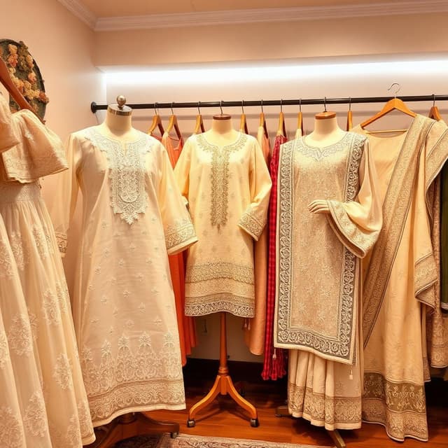 Chikankari Styling — Experience the timeless elegance of Lucknow's Chikankari with expert guidance